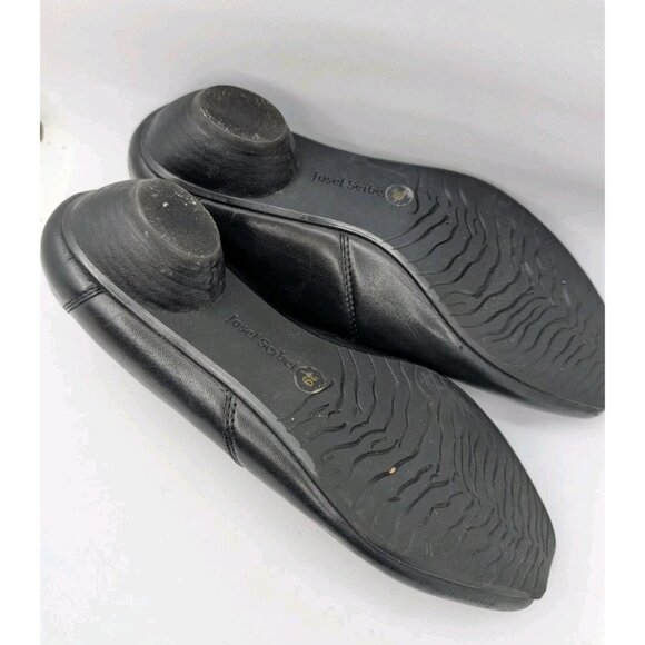 Josef Seibel Tina Clogs Booties Shoes Womens Size 39 US 8-8.5 US Black Leather - Picture 5 of 14